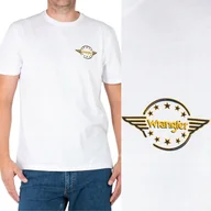 Koszulki męskie - Wrangler GRAPHIC TEE White BIAŁY T-SHIRT BAWEŁNIANA KOSZULKA REGULAR XXL - miniaturka - grafika 1