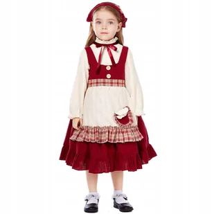 Strój Dziewczynka Z Zapałkami Sukienka Kostium Przebranie Fartuszek S - Stroje karnawałowe Strój Dziewczynka Z Zapałkami Sukienka Kostium Przebranie Fartuszek S - Stroje karnawałowe - miniaturka - grafika 1