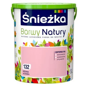 Śnieżka Farba lateksowa Barwy Natury różana altanka 132 5 l - Farby wewnętrzne - miniaturka - grafika 1