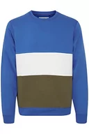 Bluzy męskie - BLEND Bluza męska, 194050/morski niebieski, M - miniaturka - grafika 1
