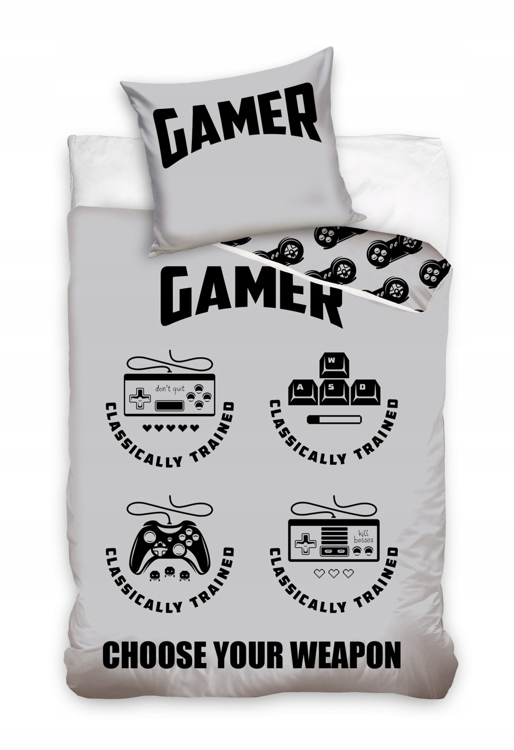 pościel młodzieżowa 140x200 Gamer pad X-box