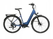 Rowery elektryczne - Rower elektryczny KROSS TRANS HYBRID 3.0 LS rozmiar L Niebieski - miniaturka - grafika 1