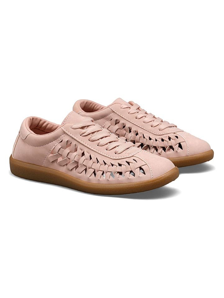 C'M Sneakersy w kolorze jasnoróżowym