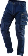 Odzież robocza - Neo Spodnie robocze DENIM, wzmocnienia na kolanach, rozmiar L - miniaturka - grafika 1
