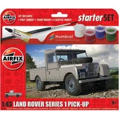 Kolekcjonerskie modele pojazdów - Samochód AIRFIX Starter Set Land Rover Series 1 A55012 - miniaturka - grafika 1