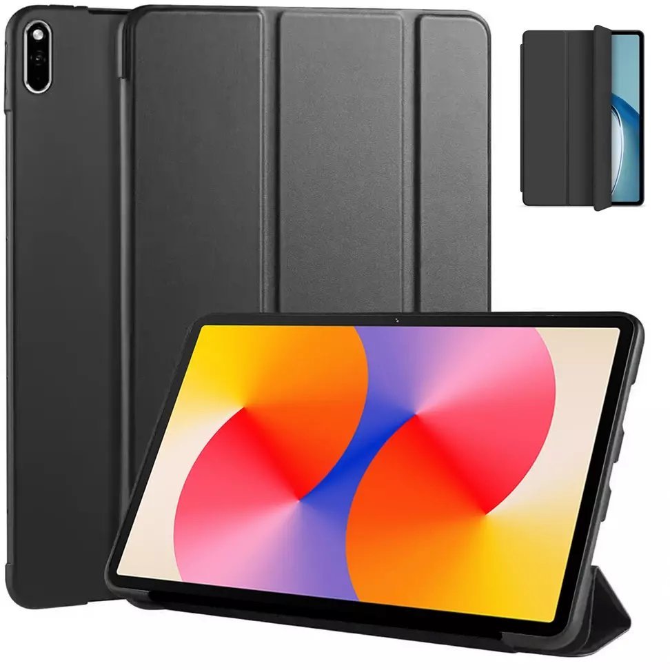 Etui na tablet 4kom.pl Etui SMART case do Huawei MatePad SE 11 2024 AGS6-W00 z klapką podstawka, czarne