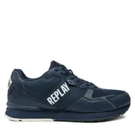 Sneakersy męskie - Sneakersy REPLAY Adrien Game 4 Lace-Up GMS1D.000.C0055T Granatowy - miniaturka - grafika 1