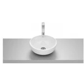 Umywalki - ROCA A327C12000 OPTICA Umywalka nablatowa ROUND ER 35 cm BIAłY POłYSK - miniaturka - grafika 1