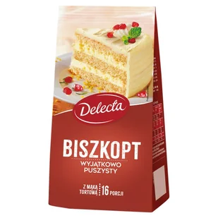 Delecta BISZKOPT 380G 23529 - Dodatki do ciast w proszku - miniaturka - grafika 1