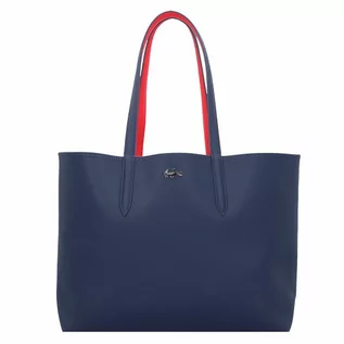 Torebki damskie - Lacoste Anna Torba shopper odwracalny 35 cm peacoat salsa LCS-NF2142AA-B50 - grafika 1