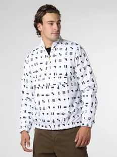 Lacoste - Męska kurtka dwustronna, biały|niebieski - Kurtki męskie - miniaturka - grafika 1