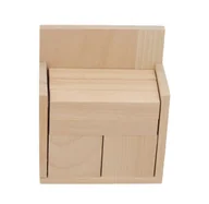 Kalendarze - Kalendarz drewniany na biurko kostki ozdoby naturalny do decoupage pusty - miniaturka - grafika 1