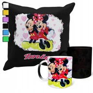 Gadżety dla niej i dla niego - ZESTAW KUBEK MAGICZNY ZMIENIAJĄCY KOLOR + POSZEWKA MYSZKA MIKI + IMIĘ - miniaturka - grafika 1