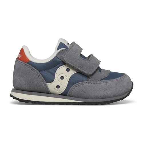 Saucony Originals Baby Jazz HL, Buty dziecięce Unisex, Szary niebieski pomarańczowy, 29 EU