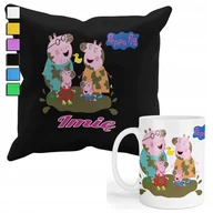 Gadżety dla niej i dla niego - ZESTAW KUBEK + PODUSZKA Z POSZEWKĄ- PREZENT DLA FANA BAJKA DLA DZIECI + IMI - miniaturka - grafika 1