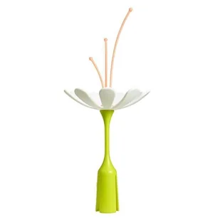 Boon, Stojak do suszarki Stem, Coral/White - Butelki dla niemowląt - miniaturka - grafika 1