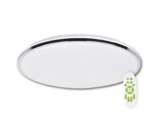 Top Light Silver KXL + pilot - LED Plafon ściemnialny LED/51W/230V + pilot - Lampy sufitowe - miniaturka - grafika 1
