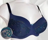 Biustonosze - Biustonosz VENA VB-474 granat+zielony - Vena - miniaturka - grafika 1