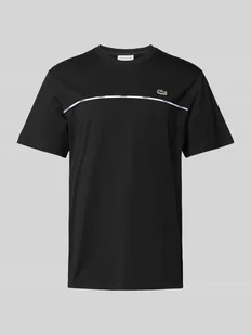 T-shirt z naszywką z logo - Koszulki męskie - miniaturka - grafika 1