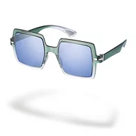 Okulary przeciwsłoneczne - AirDP Style ISA Okulary Damskie, Zielony, rozmiar uniwersalny - miniaturka - grafika 1