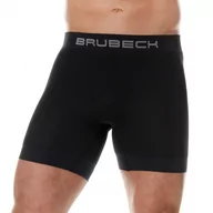 Majtki męskie - Bokserki rowerowe męskie z wkładką Brubeck BX11420 czarny - miniaturka - grafika 1