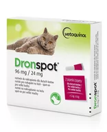 Artykuły przeciw pasożytom - Bayer Dronspot dla dużych kotów 5-8kg  przeciwko pasożytom 2 x 1,12ml - miniaturka - grafika 1