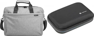 Torba Natec Torba Natec Mustela 15.6" NTO-0766 + Etui na dysk twardy Krill 2 Czarne NET-2053 null - Torby na laptopy - miniaturka - grafika 1