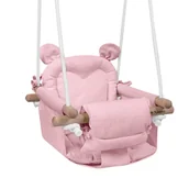 Leżaczki i huśtawki - Huśtawka dla dzieci TULANO Hop 30 Różowa - miniaturka - grafika 1