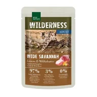 Mokra karma dla kotów - REAL NATURE Wilderness Adult 12 x 85 g Wide Savannah Jagnięcina i dzik - miniaturka - grafika 1