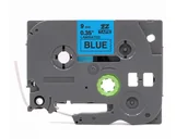 Taśmy do drukarek barwiące - Brother Taśma TZE-521 9mm x 8m niebieska czarny nadruk - miniaturka - grafika 1