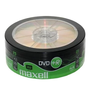 Maxell płyta DVD+R 4,7 16x Szpula 25 275735.40 - Nośniki danych - miniaturka - grafika 1