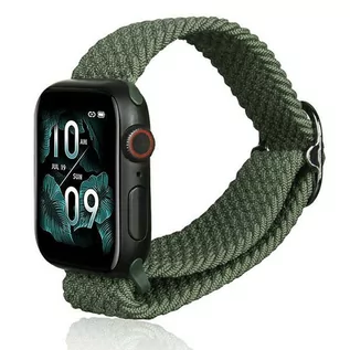 Paski - Beline pasek Apple Watch Textile 38/40/41mm zielony /green - grafika 1