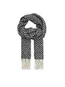 Apaszki i szaliki damskie - Pieces Szalik 17144460 Czarny - miniaturka - grafika 1