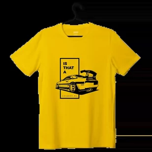 T-shirt koszulka IS THAT A SUPRA JDM żółta-XXL - Odzież do sportów motorowych - miniaturka - grafika 1