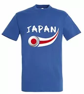 Koszulki męskie - Supportershop Supportershop Męski T-shirt Japon T-Shirt niebieski królewski błękit S 5060542527354 - miniaturka - grafika 1
