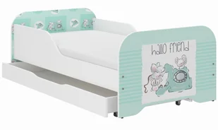 Łóżko dziecięce MIKI 160x80 PRZYJACIELE - Łóżeczka i kojce - miniaturka - grafika 1
