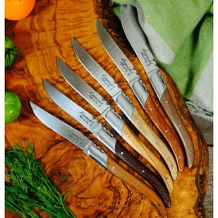 Laguiole Luxury Line Noże do Steków Mixed Wood - Noże kuchenne - miniaturka - grafika 4