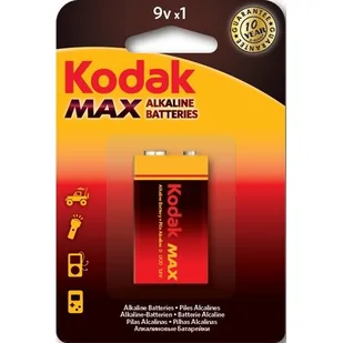 Bateria 6LR61 9V KODAK MAX - Baterie i akcesoria - miniaturka - grafika 1