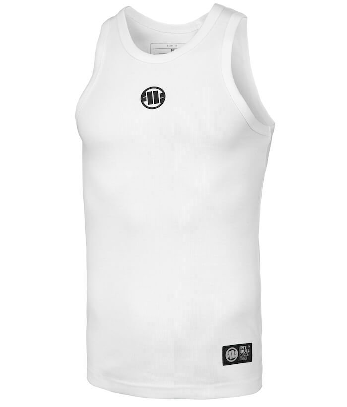 Tank top PIT BULL RIB SMALL LOGO biały-XL