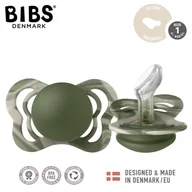 Smoczki uspokajające - BIBS COUTURE TIE DYE CAMO GREEN HUNTER SAND S Smoczek ortodontyczny silikonowy - miniaturka - grafika 1