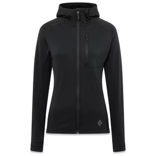 Bluza damska Black Diamond Coefficient Fleece Hoody Rozmiar: S / Kolor: czarny - Bluzy sportowe damskie - miniaturka - grafika 1