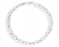 Bransolety męskie - Bransoletka męska srebrna 925 Gucci szeroka dł. 21 cm - miniaturka - grafika 1