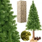 Choinki - Choinka sztuczna 140 cm sosna na pniu, drzewko bożonarodzeniowe - miniaturka - grafika 1