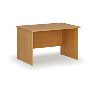 Biurko proste PRIMO WOOD, 1200 x 800 mm, buk - Biurka - miniaturka - grafika 1