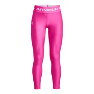 Legginsy - Dziecięce Legginsy UNDER ARMOUR ARMOUR LEGGING 1373954-652 – Różowy - miniaturka - grafika 1