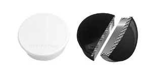 MAGNETOPLAN Magnesy Discofix Color 2.2kg 40x13 mm 10szt żółty 1662002 - Magnesy - miniaturka - grafika 1