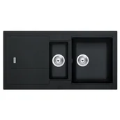 Zlewozmywaki - Zlewozmywak fragranitowy FRANKE Bellini BLG 651-97 Onyx 114.0700.131 - miniaturka - grafika 1