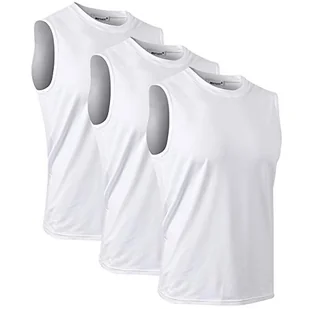MeetHoo Męski Tank Top, Mięśniowe Koszulki Tank Shirt Rękawy Koszulka Podkoszulka Szybko suche Podkoszulka Siłownia Bieganie dla mężczyzn - Koszulki sportowe męskie - miniaturka - grafika 1
