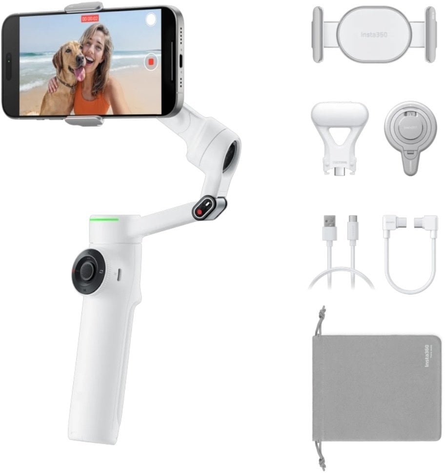GIMBAL FLOW 2 PRO AI TRACKER/CINSABQB/TRUCKERWHITE INSTA360