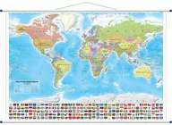 Mały naukowiec - Świat polityczny - mapa ścienna, 1:21 200 000, ArtGlob - miniaturka - grafika 1
